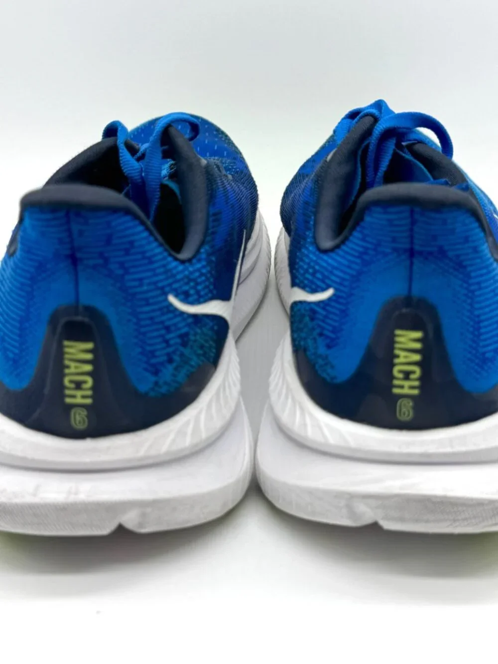 Hoka Mach 6 Mens Running Shoes Size 10 D Blue GUC Activewear 1147790-ECC